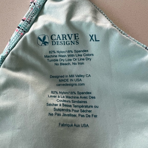 Carve Designs Geometric Print Bikini Top - XL - Picture 4 of 4